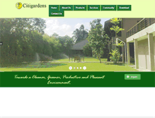 Tablet Screenshot of citigardens.org